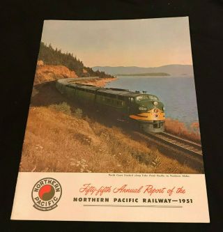 1951 Northern Pacific Railway Annual Report