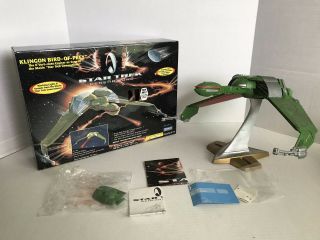 1994 Star Trek Generations Klingon Bird Of Prey Battle Cruiser Playmates Box