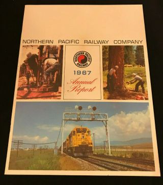 1967 Northern Pacific Railway Annual Report