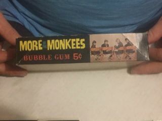 More of the Monkees TV Show Bubble Gum Wax Pack Display Box W/ RARE WRAPPERS 3
