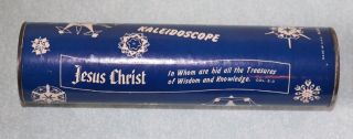Vintage Jesus Christ Kaleidoscope - Made In Usa G.  S.  H.  Treasures Of Wisdom