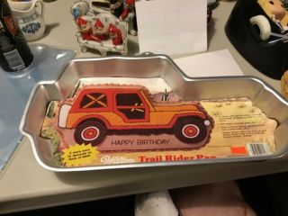 Wilton Trail Rider Jeep Cake Pan With Insert