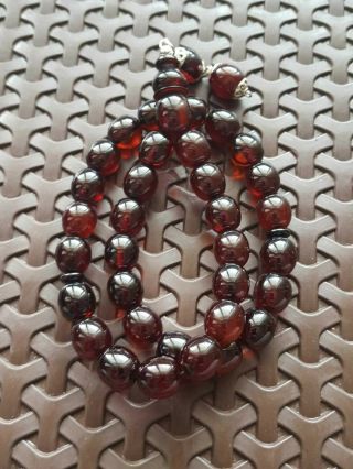 vintage Cherry Faturan rosary مسبحة Bakelite Islamic Prayer Beads 66 GR misbaha 3