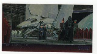 1996 Topps Star Wars Widevision Return Of The Jedi Chrome Set C1 - C10