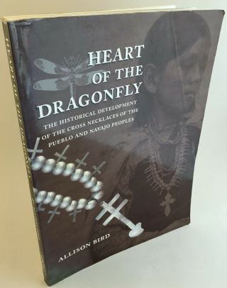 Heart Of The Dragonfly Allison Bird Navajo & Pueblo Silver Cross Necklace Bk 1st