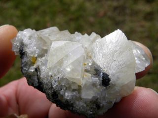 Phenomenal,  Rare,  Large Clear Smithsonite Crystal Cluster,  Great Luster,  Tsumeb