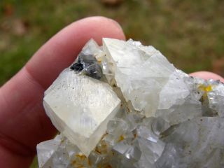 PHENOMENAL,  RARE,  LARGE CLEAR SMITHSONITE CRYSTAL CLUSTER,  GREAT LUSTER,  TSUMEB 6
