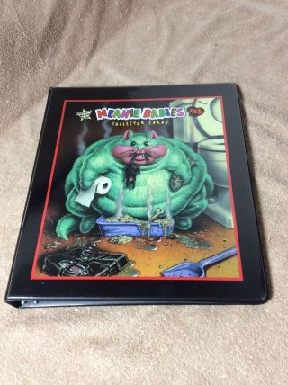 Meanie Babies Collector Cards Complete Set Of 61,  Binder 1998 Dark Horse Comics