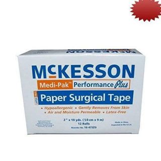 1 Pack Mckesson 2 " Paper Surgical Tape 6 Rolls 16 - 47320