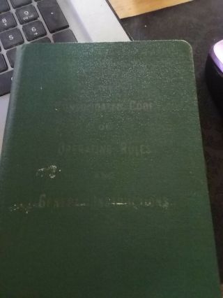 Train Northern Pacific Code Rules Book 1945