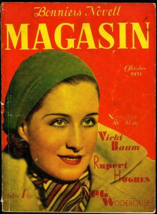 Norma Shearer Joan Crawford Lew Ayres Janet Gaynor Magazin Swedish Mag 1931