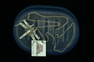 Rare Incom T - 65 X - Wing Fighter 1977 20th Century Fox Star Wars Necklace