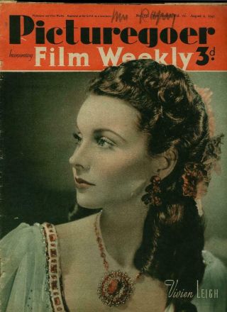 Vivien Leigh Joan Fontaine Joan Crawford Laurence Olivier Picturegoer Mag 1941