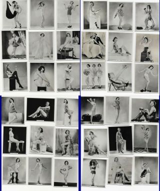 1939 Pin Up Girl Modern Beauties Real Photo Tobacco Card Set 36 Diff Mb