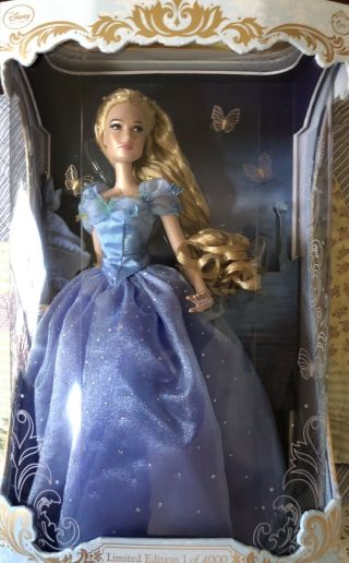 Disney Princess Cinderella Limited Edition Doll Live Action Film 17  Le 4000