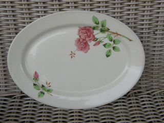 Union Pacific Portland Rose Railroad China Small 8 " Serving Platter Back Stamp