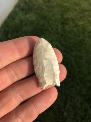 Native American Clovis Point Paleo Arrowhead Artifact