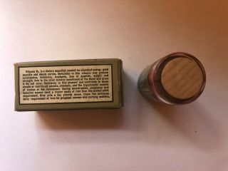 Rare Vintage Medicine Dr.  William ' s Pink Pill Tonic w/ Instructions 1940 ' s 3