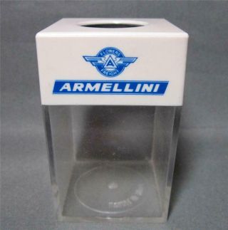 Vintage Armellini Trucking Flowers Freight Advertising Paper Clip Dispenser