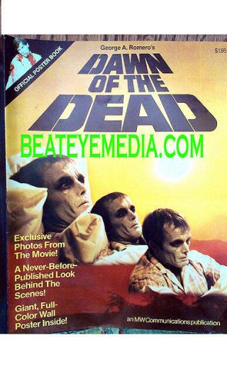 Dawn Of The Dead - Movie Poster - Horror,  Savini,  Romero - Monster,  Zombie,  Gore - Creepshow