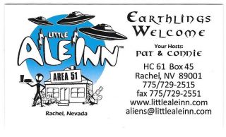 12 Pc Asst Of Little A Le Inn Rachel Nv Hiko Area 51 Related Items