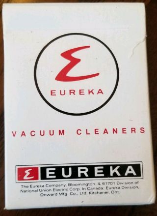 RARE VINTAGE EUREKA VACUUM Playing Cards with a Full Deck 5