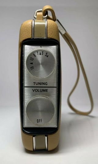 Vintage Precor Am Transistor Radio - Portable - And - Brown
