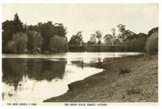 (e 50) Postcard - Australia - Very Old - Vic - Orbost - Snowy River