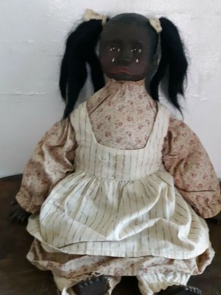 Arnett’s Country Store Large 20/22” Black Doll Rare Mae 10/500 Signed 6