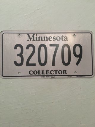 Minnesota Collector License Plate