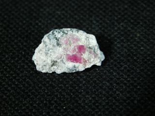 Two Little 100 NATURAL RED Emerald Bixbite or Red Beryl Crystal From Utah 1.  8 e 4