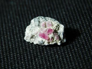 Two Little 100 NATURAL RED Emerald Bixbite or Red Beryl Crystal From Utah 1.  8 e 5