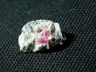 Two Little 100 NATURAL RED Emerald Bixbite or Red Beryl Crystal From Utah 1.  8 e 8
