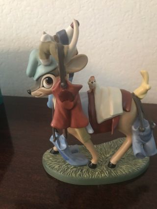 4002437 WDCC Snow White Deer with Laundry ' Spring Cleaning ' Figurine - RETIRED - 2