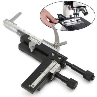 Microscope Attachable Mechanical Stage X - Y Moveable Stage Caliper With