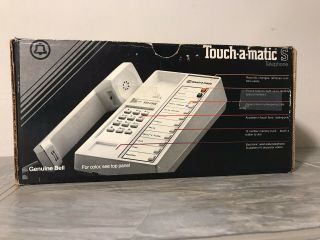Vintage Western Electric Touch A Matic Brown Wall/desk Telephone