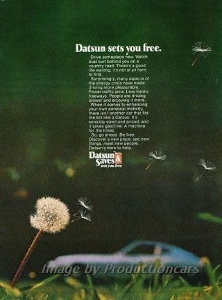 1974 Datsun 260 - Z 260z Advertisement Print Art Car Ad J818