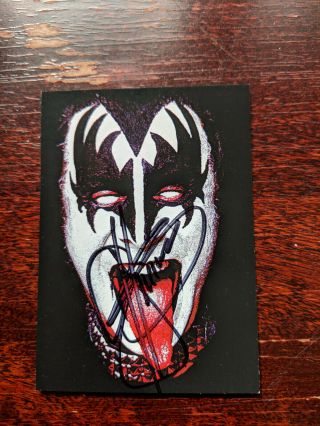 Kiss Demon Gene Simmons Autograph Card Dynamite Kiss Trading Cards