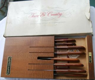 Vintage Town & Country 8 Piece Cutlery Set By Washington Forge -