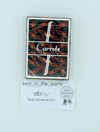 Fontaine Red Carrots V3 Playing Cards Rare Limited Deck