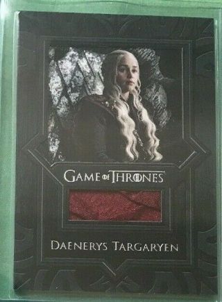 Daenerys Targaryen Cape Relic - Rittenhouse Game Of Thrones Inflexions Vr9