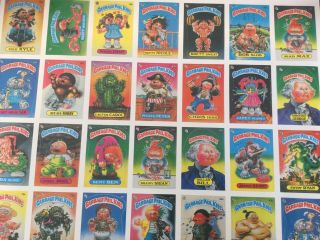 Garbage Pail Kids Series 2 OS2 Uncut Sheet of 50 Cards 1985 4
