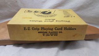 Vintage Playing Card Holder Set E - Z Grip NOS 2