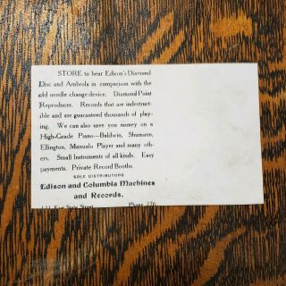 Great Edison Phonograph Post Card - A250 Diamond Disc 5