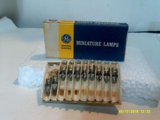 10 Pack Of Vintage Ge Telephone 24f5 Miniature Lamp Light Bulbs