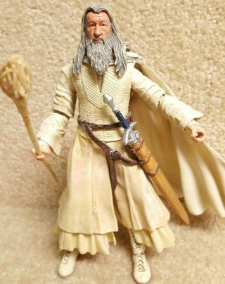 Complete Toybiz Lord Of The Rings The Two Towers Gandalf The White Staff Action
