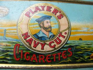 Vintage PLAYER’S NAVY CUT CIGARETTES TIN 2