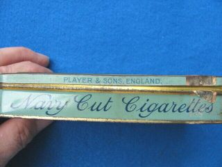 Vintage PLAYER’S NAVY CUT CIGARETTES TIN 4