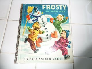 Frosty The Snowman,  A Little Golden Book,  1951 (vintage Corinne Malvern)