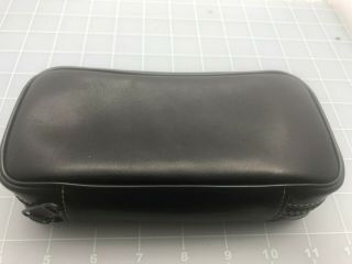 Judd ' s Martin Weiss Black Leather Pipe Case - Holds 2 Pipes 3